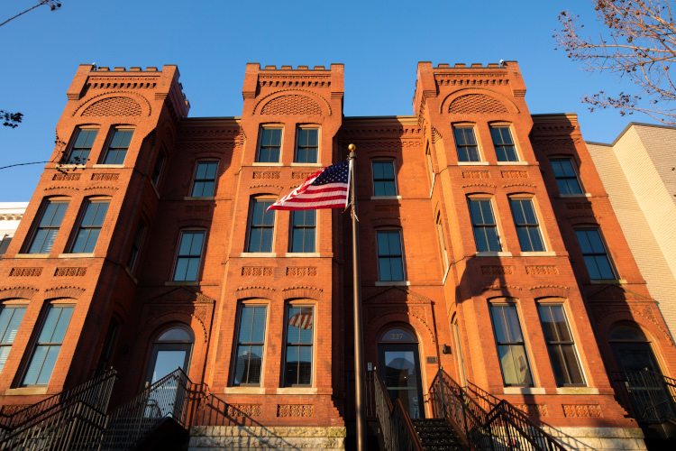 Exterior of the Kirby Center in Washington D.C.